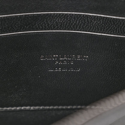 Saint Laurent Grain De Poudre Matelasse Monochrome Monogram Mini Lou Camera Bag Black 6 of 11