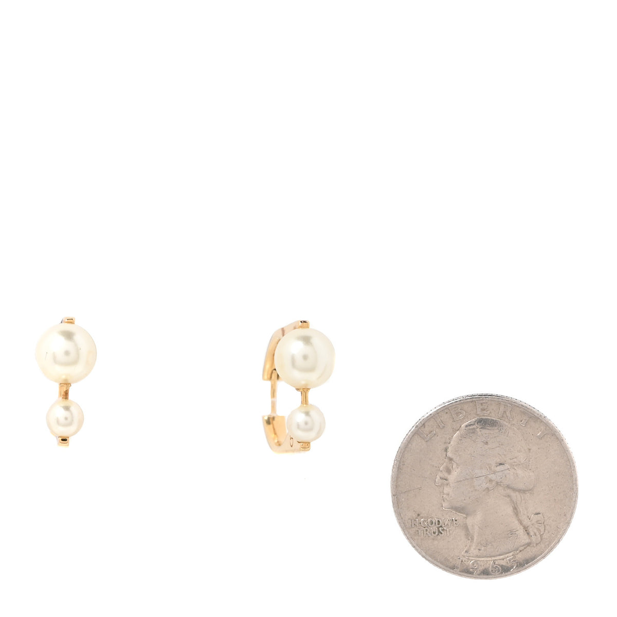 Metal Pearl Small Tribal New Look Earrings Gold