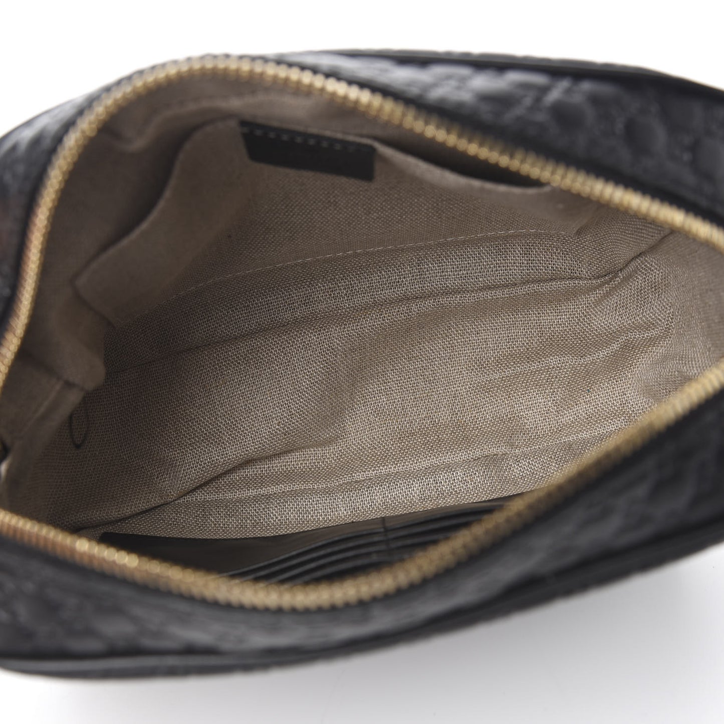 Microguccissima Mini Bree Messenger Bag Black