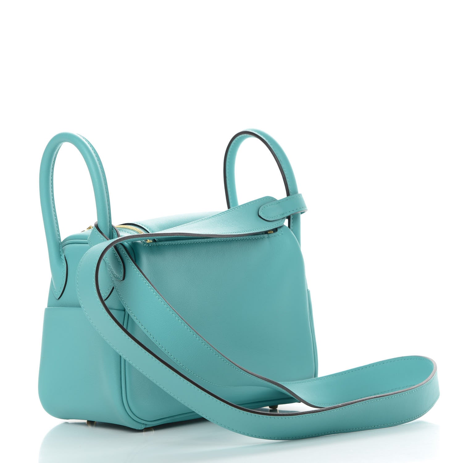 Hermes Swift Mini Lindy 20 Bleu Atoll 3 of 11