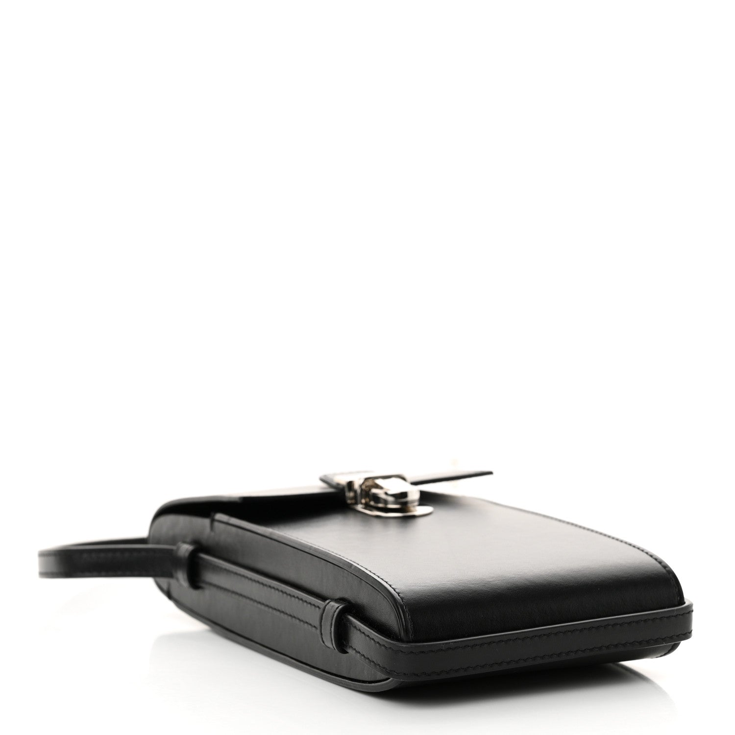 Saint Laurent Calfskin Phone Holder Crossbody Black 4 of 11