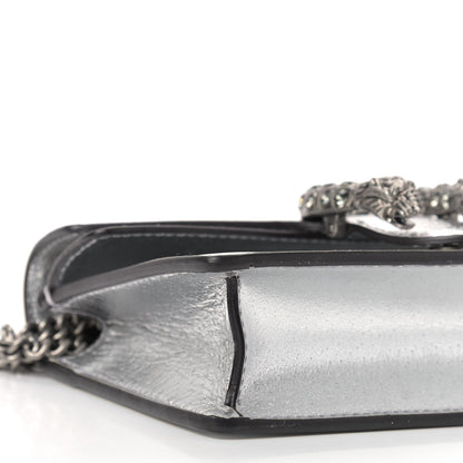 Gucci Metallic Calfskin Super Mini Dionysus Shoulder Bag Silver 5 of 7