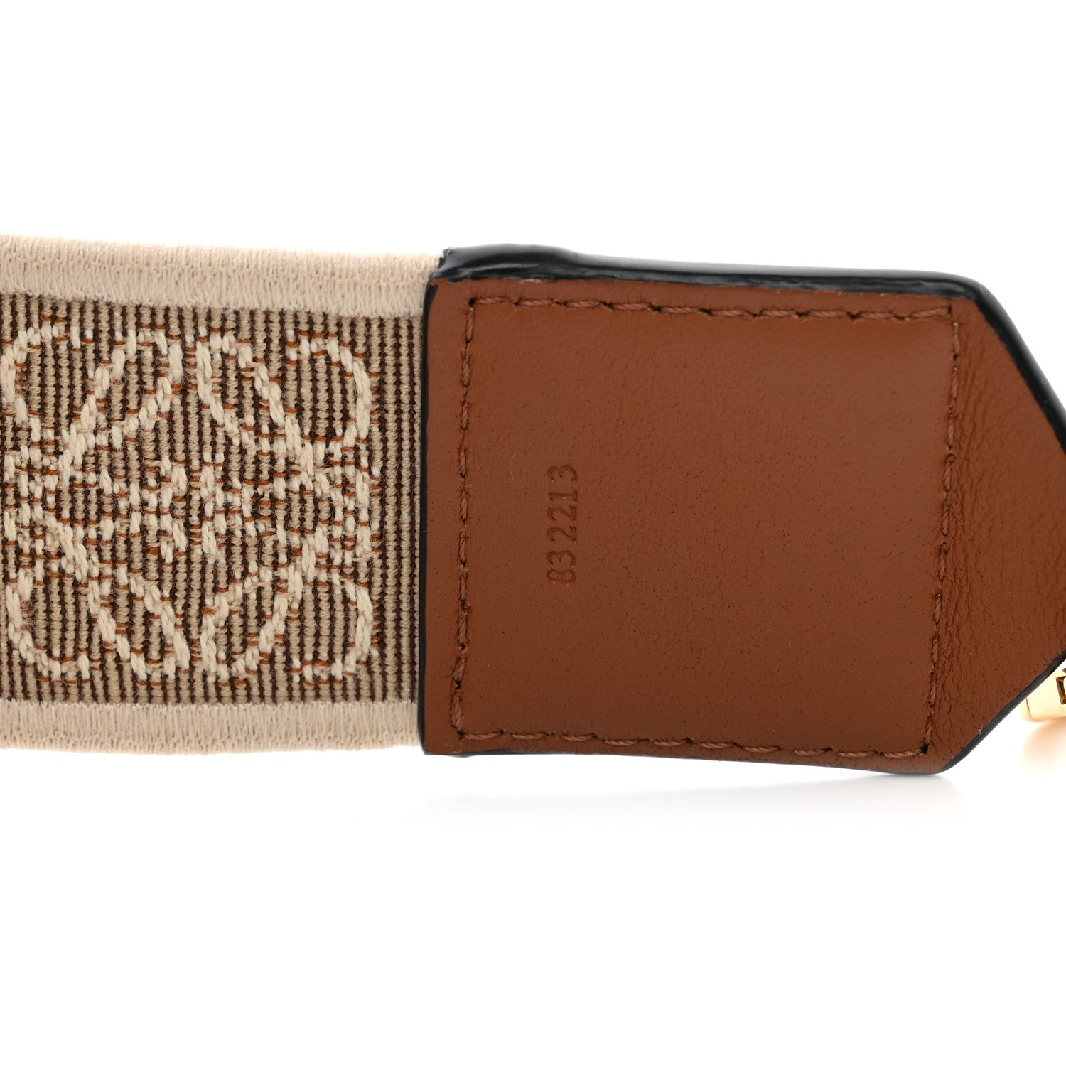 Loewe Calfskin Jacquard Anagram Strap Natural Tan 3 of 5