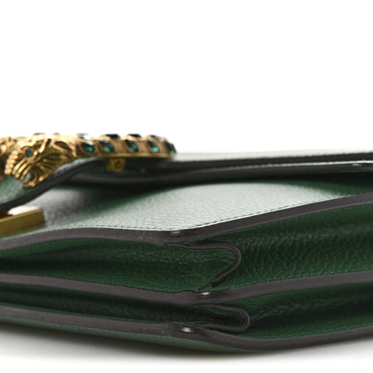Gucci Pebbled Calfskin Small Dionysus Shoulder Bag Emerald 10 of 13