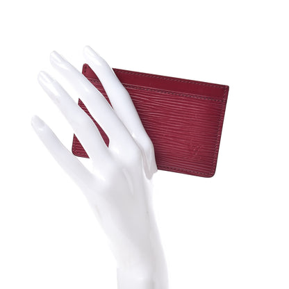 Louis Vuitton Epi Card Holder Fuchsia 2 of 7