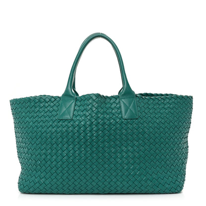 Bottega Veneta Nappa Intrecciato Medium Cabat Lagoon 1 of 14