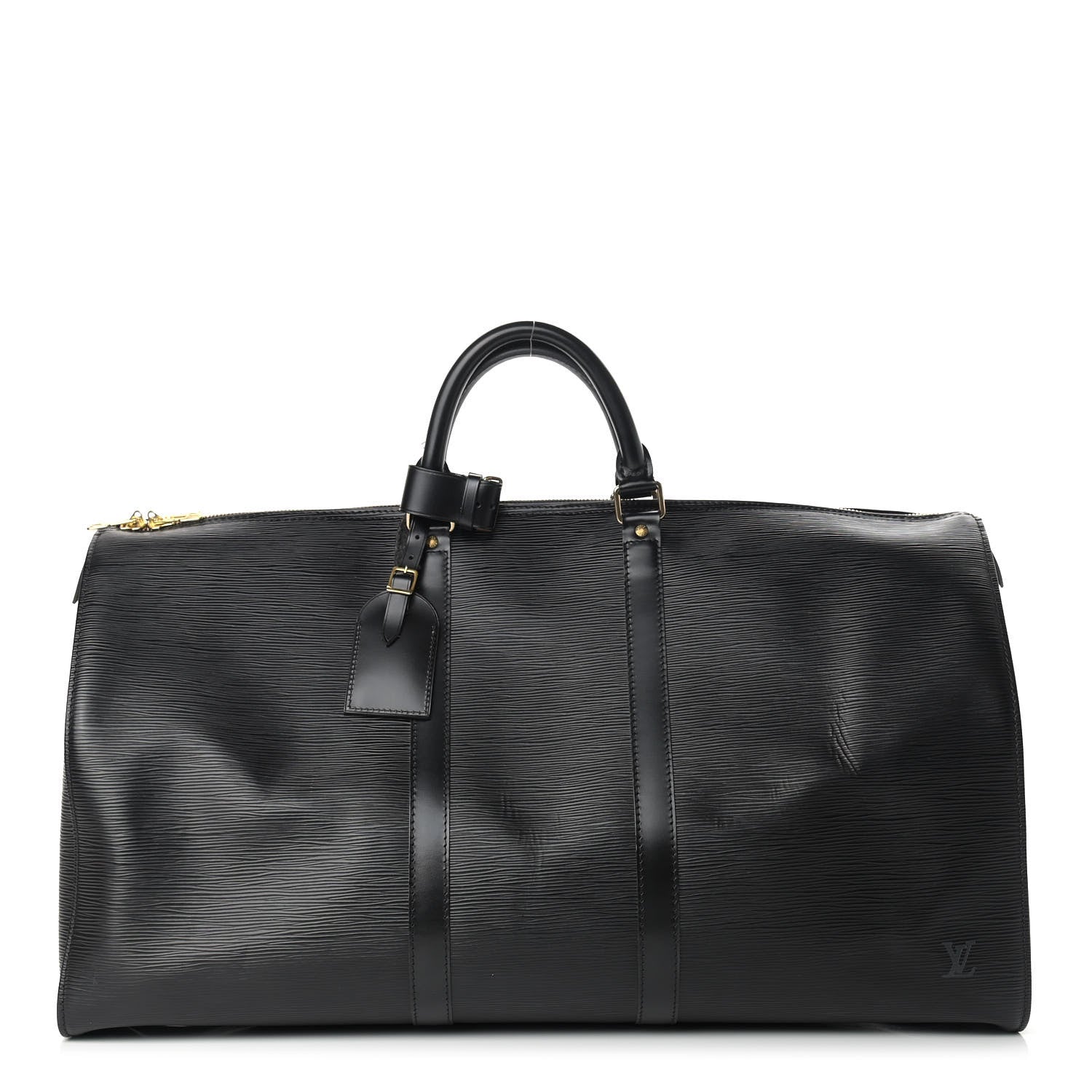 Louis Vuitton Epi Keepall 55 Black 1 of 17