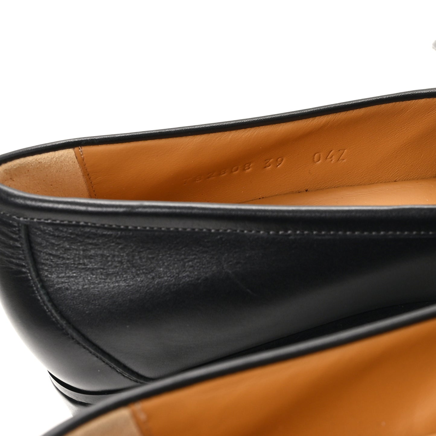 Ancora Calfskin Womens Horsebit Platform Loafers 39 Black