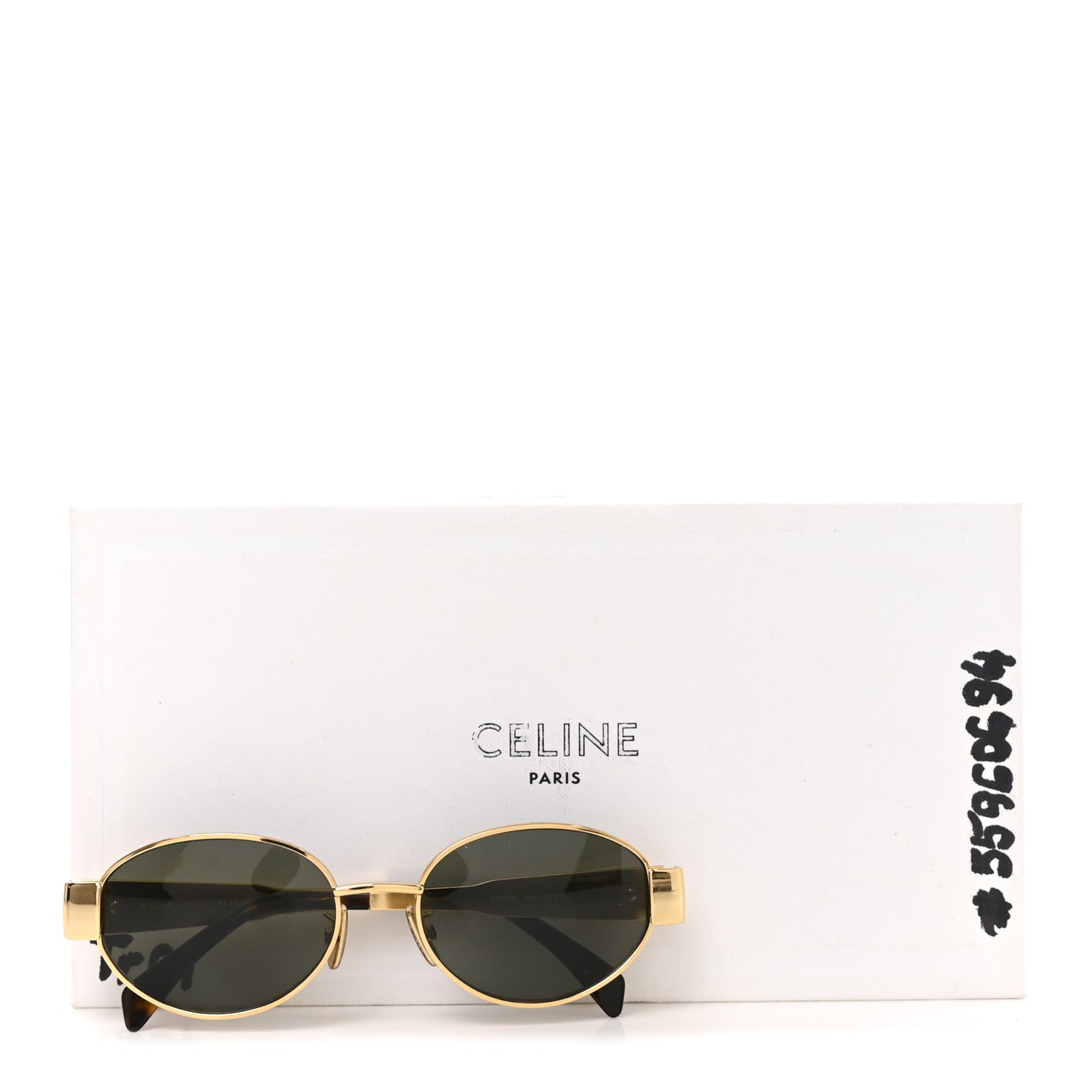 Metal Triomphe 01 Sunglasses Gold Green Gold Green