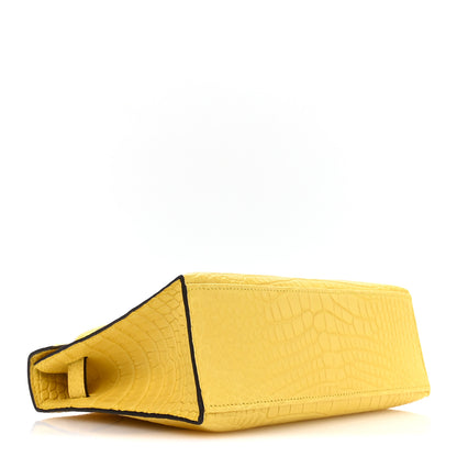 Hermes Matte Alligator Kelly Pochette Mimosa 4 of 11