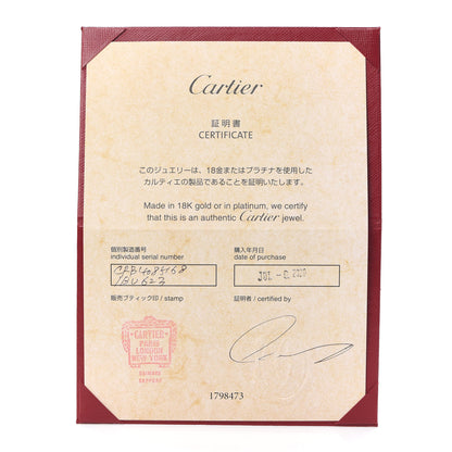 Cartier 18K White Gold 3.5mm LOVE Wedding Band Ring 68 12.25 6 of 6
