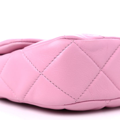 Chanel Lambskin Quilted Mini Lacquered Chain Flap Pink 7 of 8