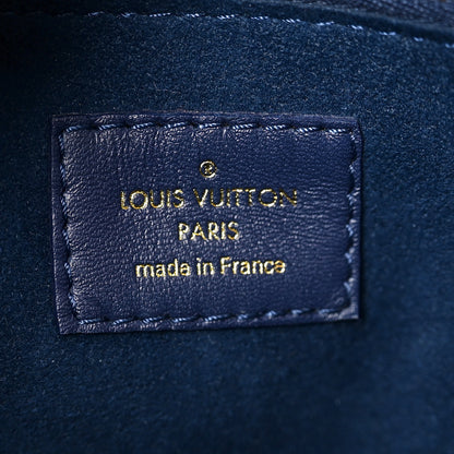 Louis Vuitton Grained Calfskin Monogram Double V Blue Marine 6 of 10