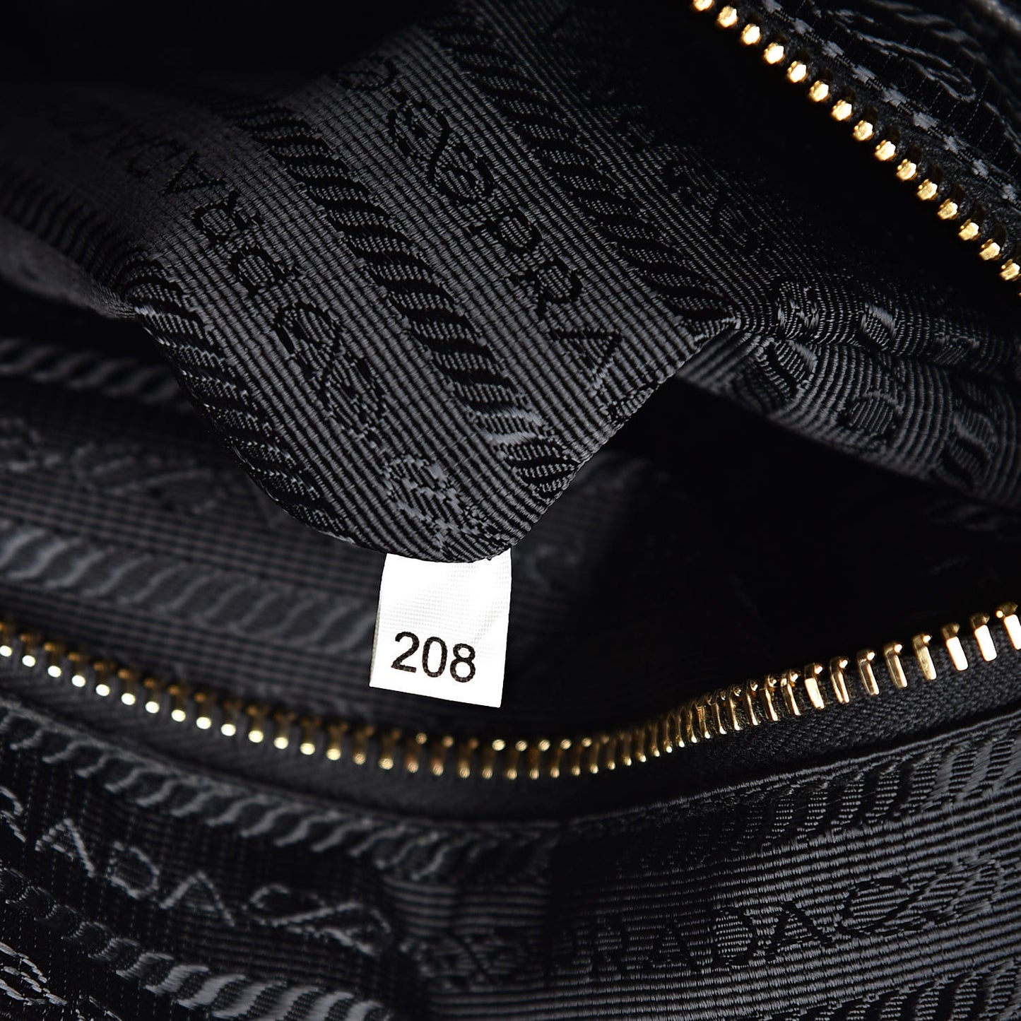 Tessuto Nylon Saffiano Shopping Satchel Black