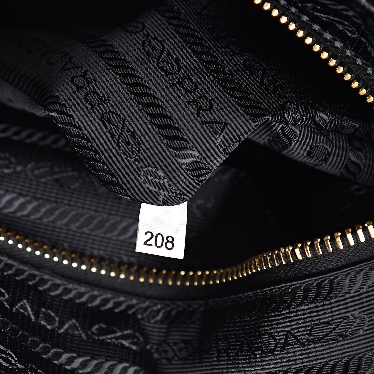 Prada Tessuto Nylon Saffiano Shopping Satchel Black 7 of 9
