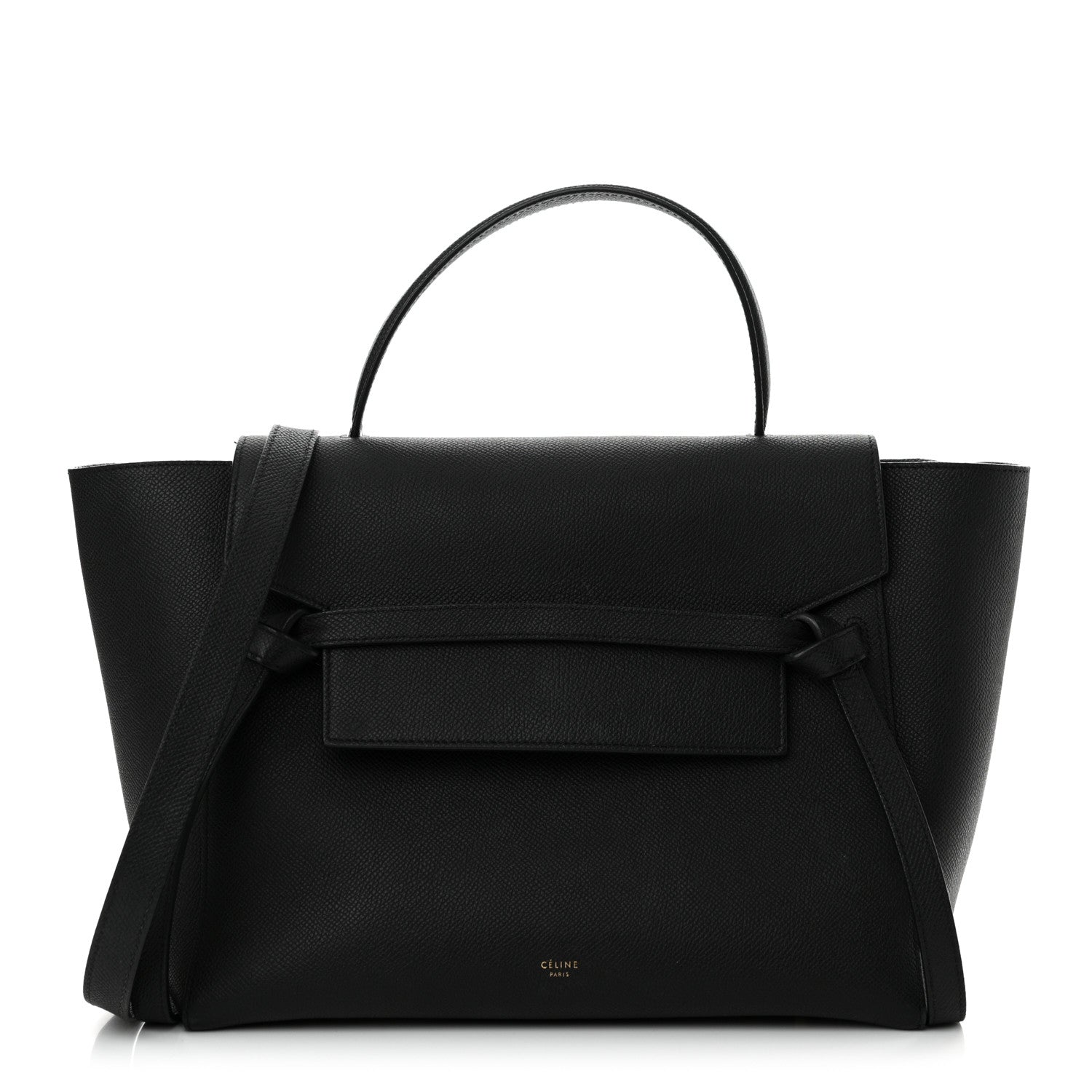 Celine Grained Calfskin Mini Belt Bag Black 1 of 17