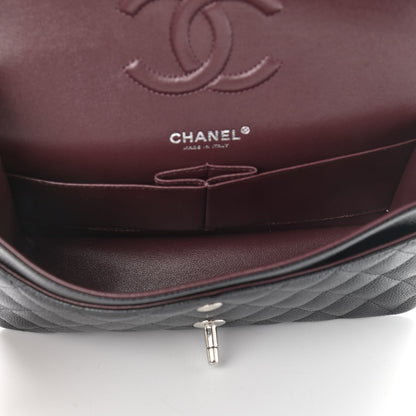 Chanel Caviar Quilted Medium Double Flap Black 7 of 9