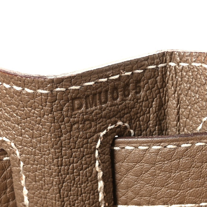 Hermes Togo Kelly Retourne 28 Etoupe 7 of 10