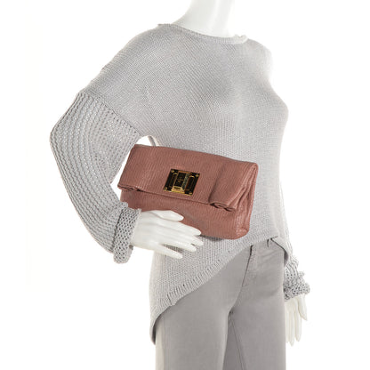 Louis Vuitton Calfskin Quilted Monogram Altair Clutch Rose Clair 2 of 7
