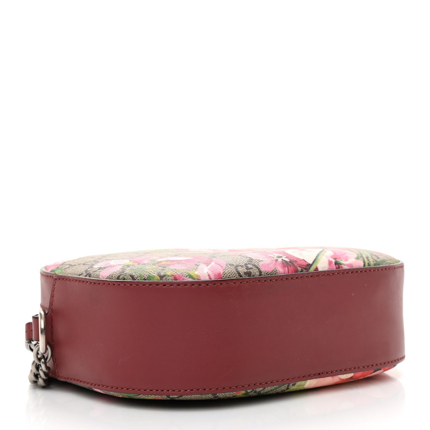 Gucci GG Supreme Monogram Blooms Mini Chain Shoulder Bag Beige Multicolor Dry Rose 4 of 9