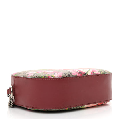 Gucci GG Supreme Monogram Blooms Mini Chain Shoulder Bag Beige Multicolor Dry Rose 4 of 9