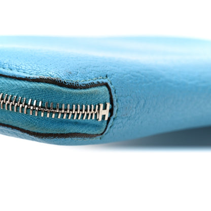 Hermes Chevre Mysore Azap Wallet Turquoise 11 of 11