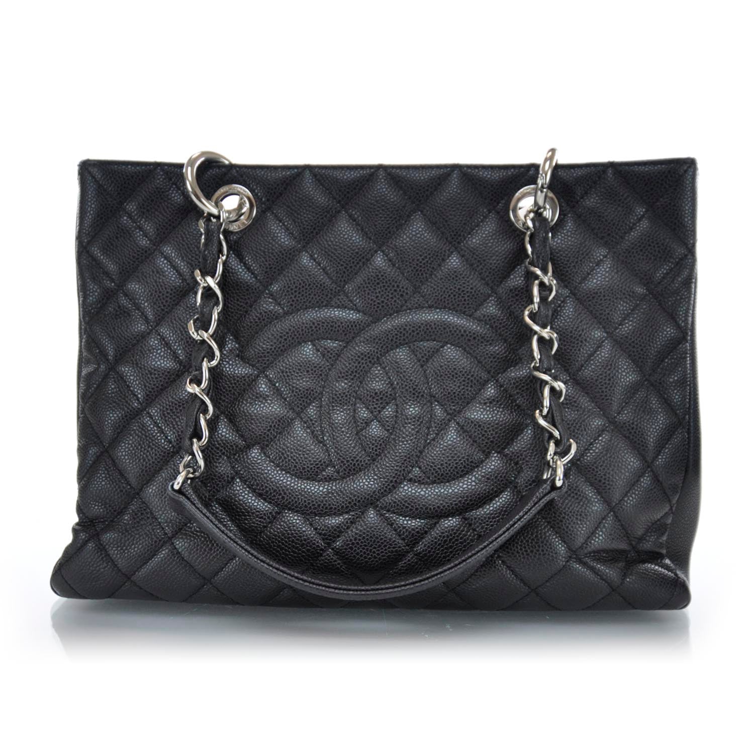 Chanel Caviar Grand Shopping Tote GST Black 1 of 9