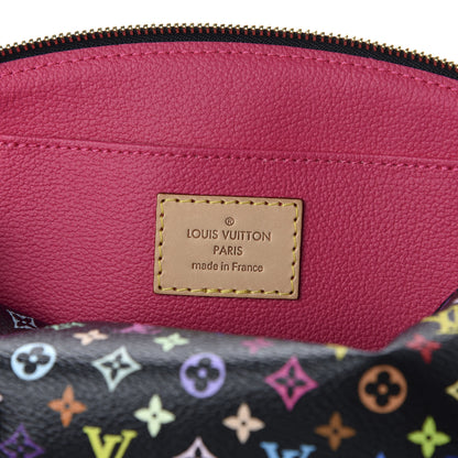 Louis Vuitton Monogram Multicolor Cosmetic Pouch Black Grenade 6 of 6