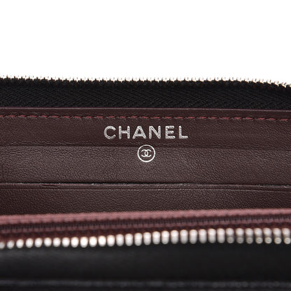 Chanel Caviar Quilted Small Zip Around Wallet Black 6 of 9