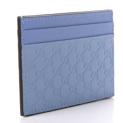 Gucci Microguccissima Card Holder Mineral Blue 3 of 6