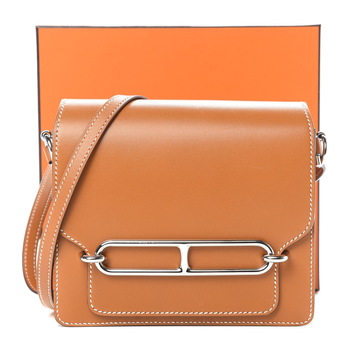 Veau Butler Mini Sac Roulis Natural Sable