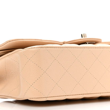 Chanel Caviar Quilted Medium Double Flap Beige 9 of 14