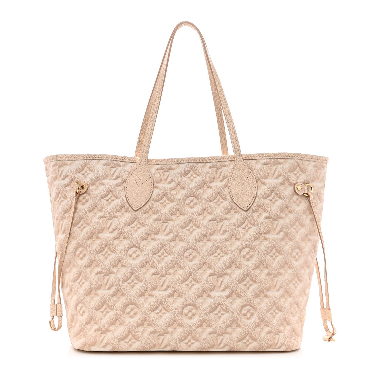 Louis Vuitton Empreinte Monogram Summer Stardust Neverfull MM Beige Clair 3 of 10