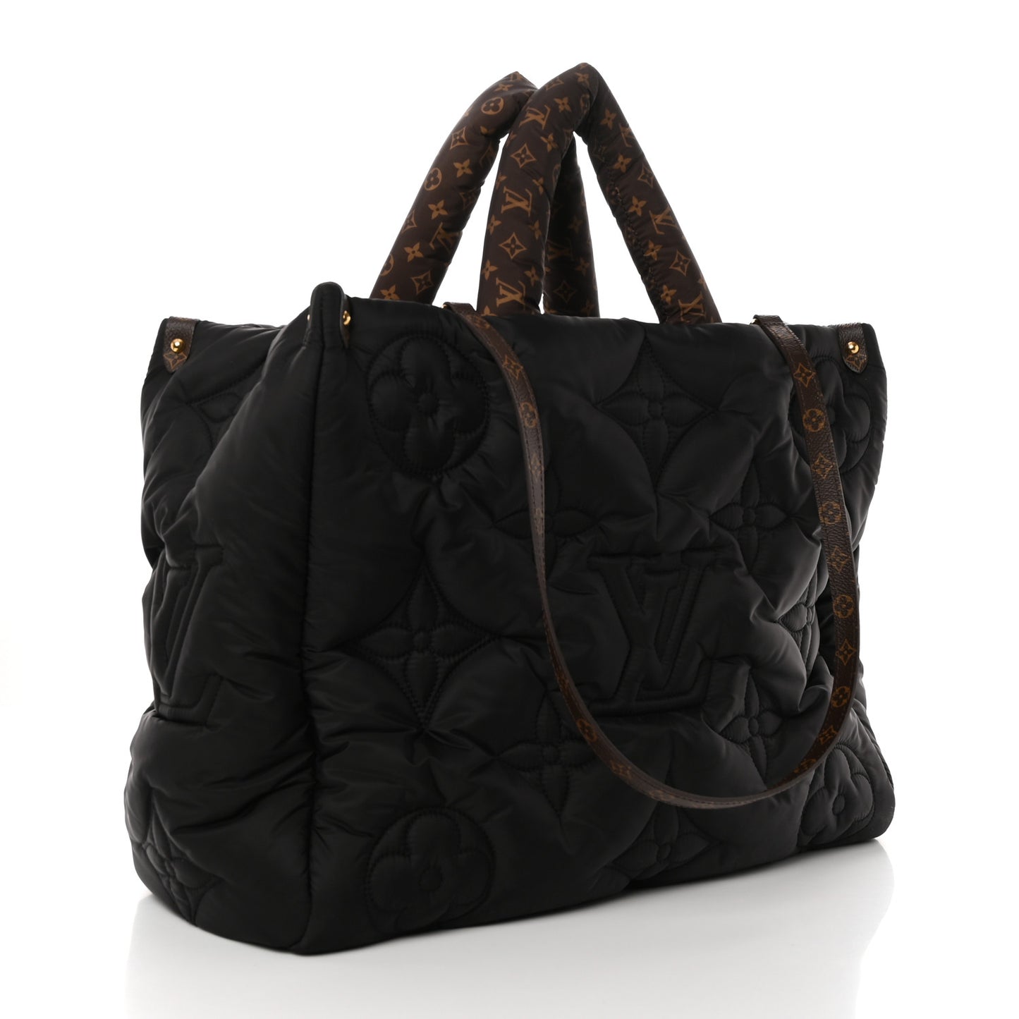 Econyl Monogram Pillow Giant Onthego GM Black