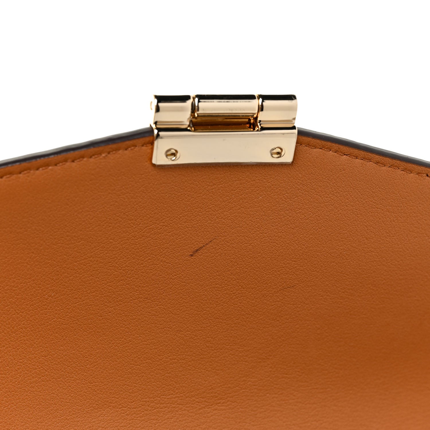 MCM Metallic Visetos Medium Millie Crossbody Bag Berlin Gold 24 of 27