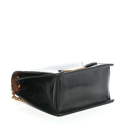 Fendi Agnello Old Shine Small Kan U Shoulder Bag Black 4 of 9