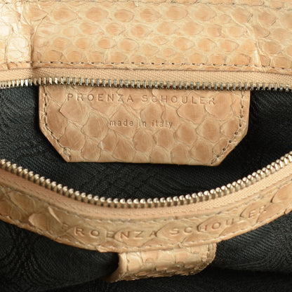 Proenza Schouler Python PS1 Large Satchel Gold 11 of 13