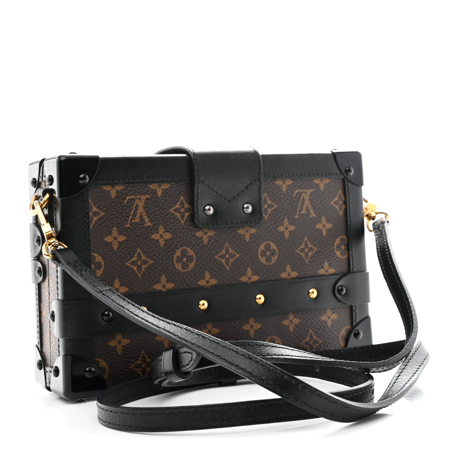 Louis Vuitton Monogram Petite Malle Black 3 of 9