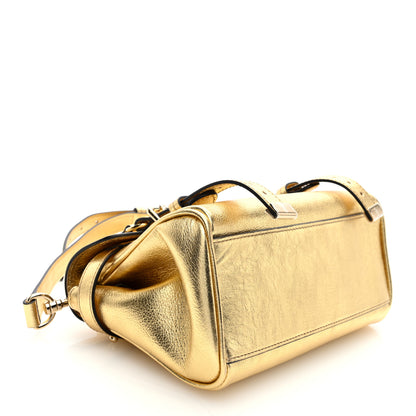Mulberry Metallic Heavy Grain Mini Alexa Gold 4 of 9