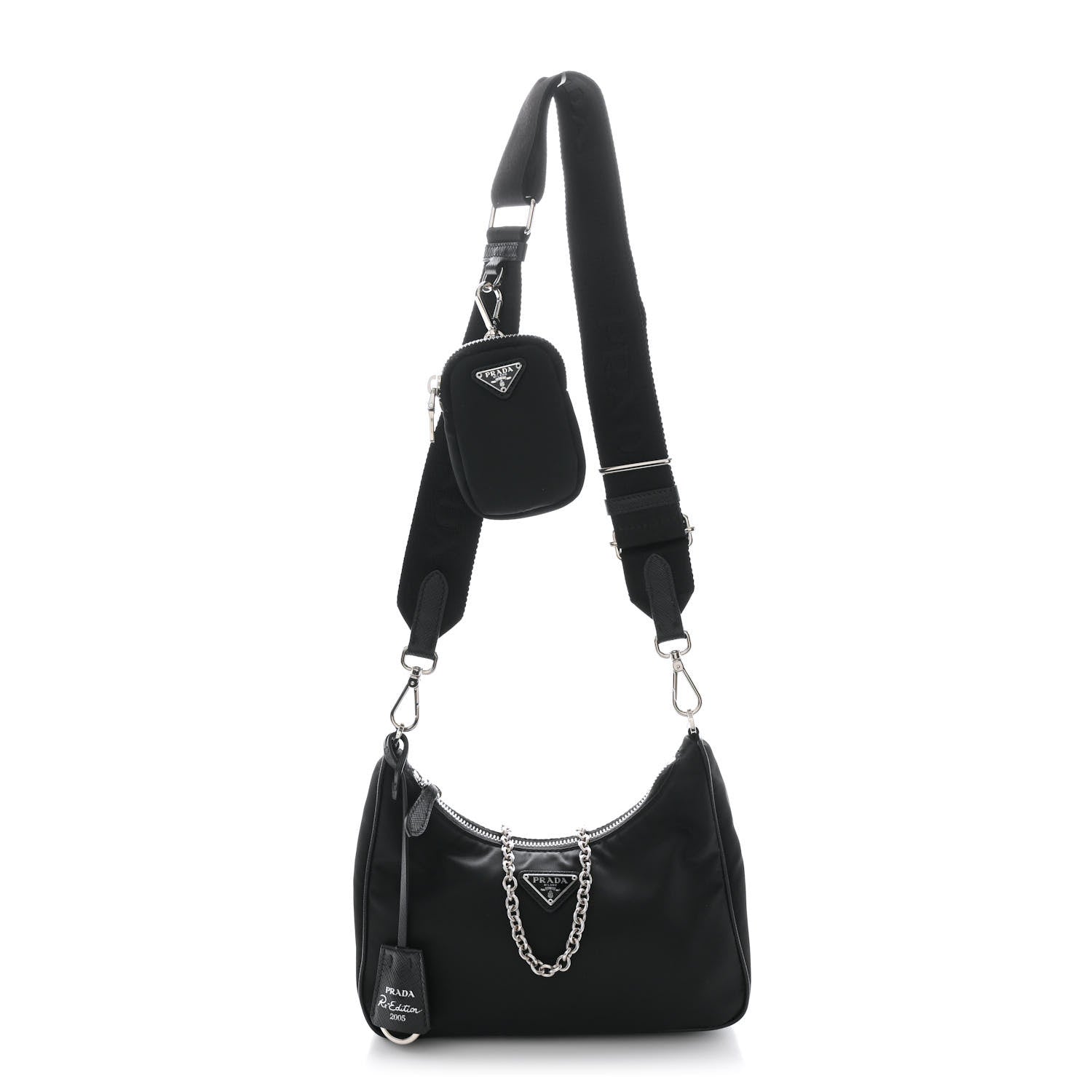 Prada Nylon Re-Edition 2005 Shoulder Bag Black 1 of 11