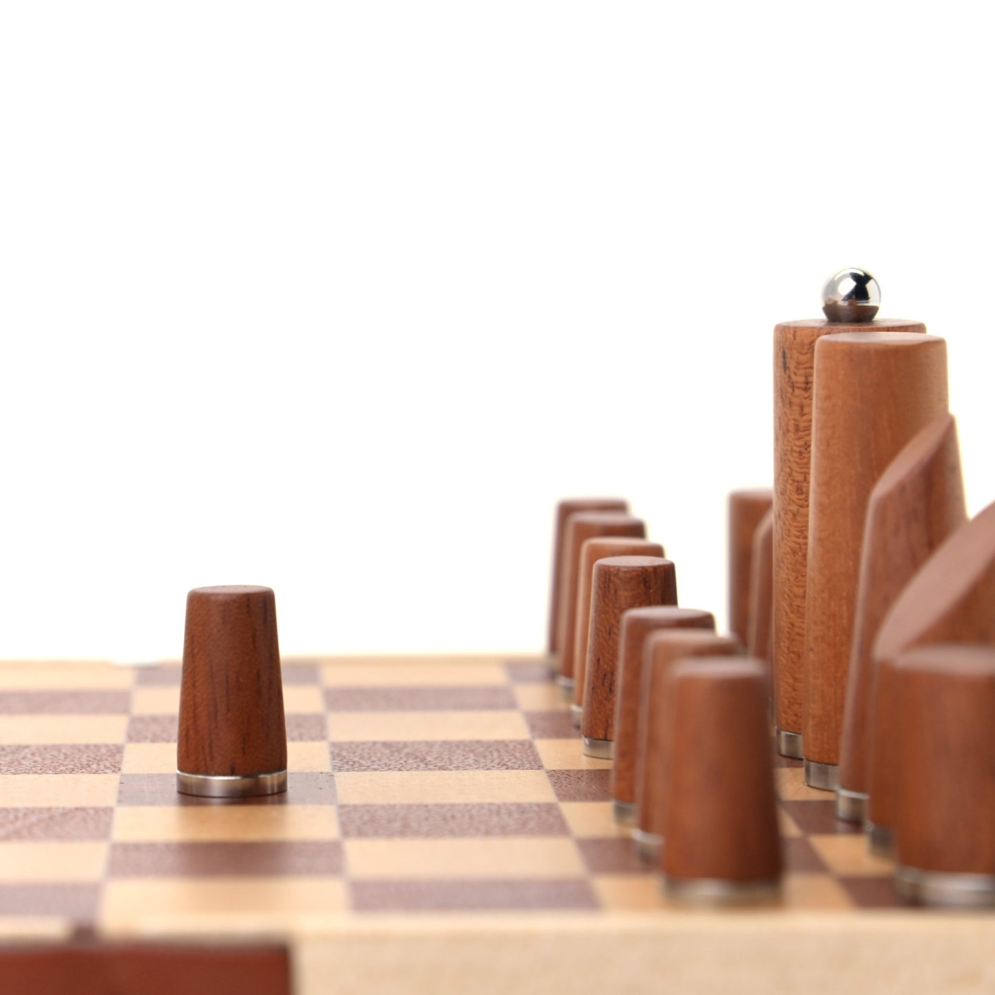 Sycamore Mahogany Wood Samarcande Chess Game