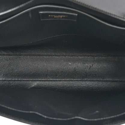 Saint Laurent Smooth Calfskin Manhattan Shoulder Bag Black 5 of 16
