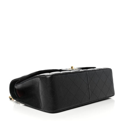 Chanel Caviar Quilted Jumbo Double Flap Black 3 of 5