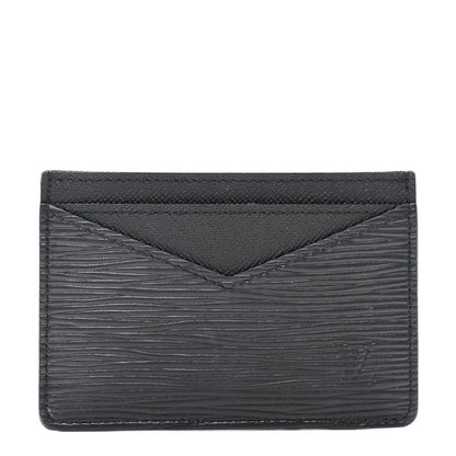 Louis Vuitton Epi Neo Porte-Cartes Card Holder Black 1 of 7