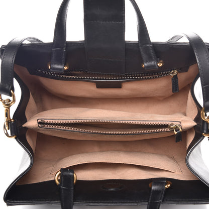 Gucci Calfskin Matelasse Small GG Marmont Tote Black 5 of 13