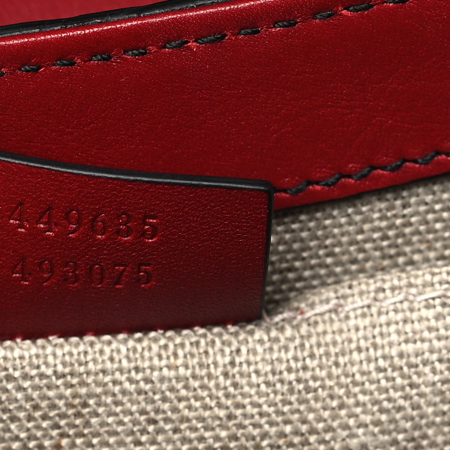Gucci Microguccissima Medium Emily Chain Shoulder Bag Red 7 of 9