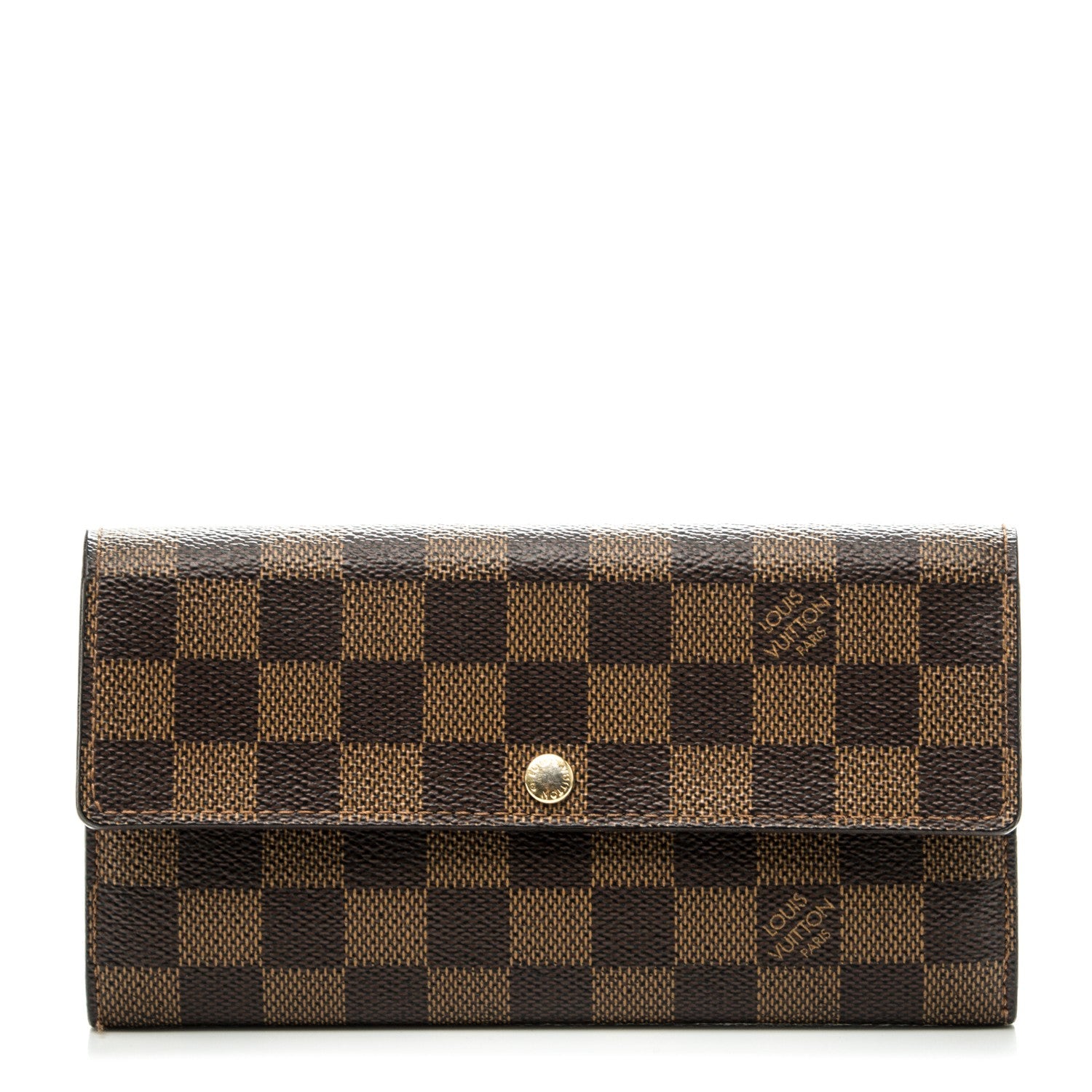 Louis Vuitton Damier Ebene Sarah Wallet 1 of 9