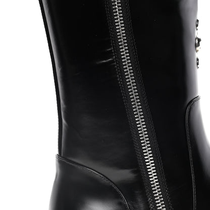 Saint Laurent Ketta Studded Babies 40 Brod Knee High Boots 35.5 Black 15 of 17