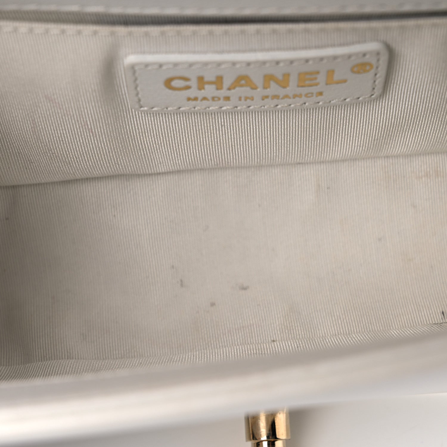 Chanel Calfskin Quilted Small Boy Flap White 13 of 15