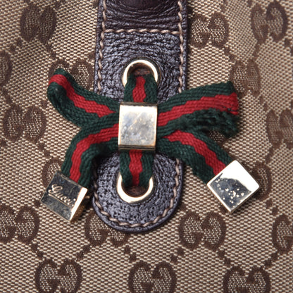 Gucci Monogram Medium Princy Tote Dark Brown 10 of 10